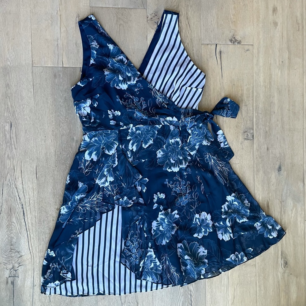 Floral Wrap Dress